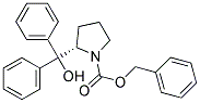 (S)-BENZYLOXYCARBONYL-2-[HYDROXY (DIPHENYL)METHYL]PYRROLIDINE, Struktur