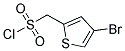 (4-BROMOTHIOPHEN-2-YL)METHANESULFONYL CHLORIDE Struktur