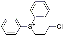 (3-CHLOROPROPYL)DIPHENYLSULPHONIUM Struktur