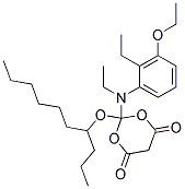 DIETHYL-4-DECYLOXY-3-ETHOXYANILINOMETHYLENE MALONATE Struktur