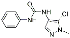 N-(5-CHLORO-1-METHYL-1H-PYRAZOL-4-YL)-N'-PHENYLUREA, TECH Struktur