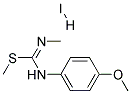 METHYL N-METHYL-(4-METHOXYANILINO)METHANIMIDOTHIOATE HYDROIODIDE, TECH Struktur