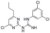 N-(4-CHLORO-6-PROPYLPYRIMIDIN-2-YL)-N'-(3,5-DICHLOROPHENYL)GUANIDINE, TECH Struktur