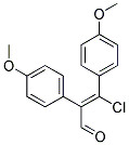 3-CHLORO-2,3-DI(4-METHOXYPHENYL)ACRYLALDEHYDE, TECH Struktur