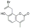 8-(2-BROMOALLYL)-7-HYDROXY-4-METHYL-2H-CHROMEN-2-ONE, TECH Struktur