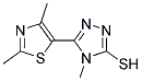 5-(2,4-DIMETHYL-1,3-THIAZOL-5-YL)-4-METHYL-4H-1,2,4-TRIAZOLE-3-THIOL, 90+% Struktur