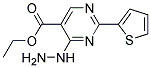 ETHYL 4-HYDRAZINO-2-(2-THIENYL)PYRIMIDINE-5-CARBOXYLATE, TECH Struktur