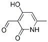 4-HYDROXY-6-METHYL-2-OXO-1,2-DIHYDROPYRIDINE-3-CARBALDEHYDE Struktur