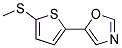 5-[5-(METHYLTHIO)-2-THIENYL]-1,3-OXAZOLE Struktur