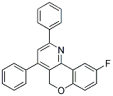 6-FLUORO-1,3-DIPHENYL-10H-9-OXA-4-AZA-PHENANTHRENE Struktur