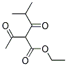 ETHYL 2-ACETYL-4-METHYL-3-OXO-PENTANOATE Struktur