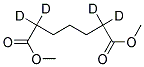 DIMETHYL HEPTANEDIOATE-2,2,6,6-D4 Struktur