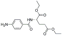 DIETHYL N-(P-AMINO- BENZOYL)-L-GLUTAMATE Struktur