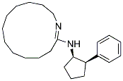 CIS-N-(2-PHENYLCYCLOPENTYL)-AZACYCLOTRIDEC-1-EN-2-AMINE Struktur