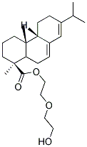 DIETHYLENE GLYCOL ABIETATE, 80% IN TOLUENE Struktur