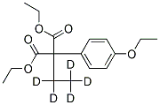 DIETHYL 4-ETHOXYPHENYL-(ETHYL-D5)MALONATE Struktur