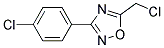 5-CHLOROMETHYL-3-(4-CHLOROPHENYL)-1,2,4-OXADIAZOLE, 95+% Struktur