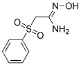 (BENZENESULPHONYL)ACETAMIDE OXIM Struktur