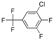 3-CHLORO-4,5-DIFLUOROBENZOTRIFLUORID Struktur