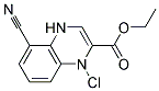 4-氯-8-氰基喹喔啉-3-甲酸乙酯 結(jié)構(gòu)式