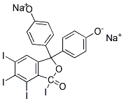 3,4,5,6-Tetraiodophenolphthalein disodium salt Struktur