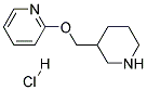 2-(Piperidin-3-ylmethoxy)pyridine hydrochloride Struktur