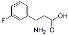 3-(3-Fluorophenyl)-3-Amino-Propionic Acid Struktur