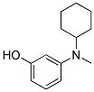 3-(N-Cyclohexyl-Methylamino)Phenol Struktur