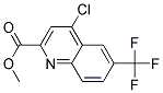 Methyl 4-Chloro-6-Trifluoromethyl-2-Quinoline-Carboxylate Struktur