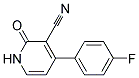 4-(4-Fluorophenyl)-2-oxo-1,2-dihydropyridine-3-carbonitrile Struktur