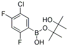 5-Chloro-2,4-difluorobenzeneboronic acid pinacol ester Struktur