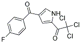 4-(4-Fluorobenzoyl)-2-(trichloroacetyl)-1H-pyrrole Struktur