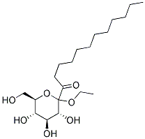 LAUROYL ETHYL GLUCOSIDE Struktur