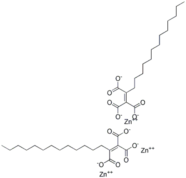 ZINC PENTADECENE TRICARBOXYLATE Struktur