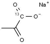 PYRUVIC ACID SODIUM SALT-[13C] Struktur