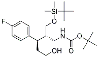 [(2S,3R)-2-(TERT-BUTYL-DIMETHYL-SILANYLOXYMETHYL)-3-(4-FLUORO-PHENYL)-5-HYDROXY-PENTYL]-CARBAMIC ACID TERT-BUTYL ESTER Struktur