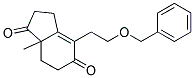 4-(2-BENZYLOXY-ETHYL)-7A-METHYL-2,3,7,7A-TETRAHYDRO-6H-INDENE-1,5-DIONE Struktur