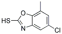 5-CHLORO-7-METHYL-BENZOOXAZOLE-2-THIOL Struktur