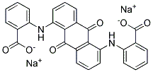 ANTHRAQUINONE-1,5-BIS-ANTHRANILIC ACID DISODIUM SALT Struktur