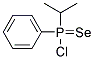 P-(1-METHYLETHYL)-P-PHENYLPHOSPHINOSELENOIC CHLORIDE Struktur