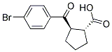 (+/-)-TRANS-2-(4-BROMO-BENZOYL)-CYCLOPENTANECARBOXYLIC ACID Struktur