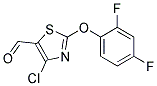 4-CHLORO-2-(2,4-DIFLUOROPHENOXY)-5-THIAZOLECARBOXALDEHYDE Struktur