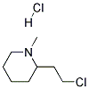 N-Methyl-2-Chloroethylpiperidine Hydrochloride Struktur