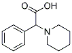 a-PIPERIDINYLPHENYLACETIC ACID Struktur