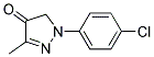 3-Methyl-N-(4'-Chlorophenhyl)Pyrazolone Struktur