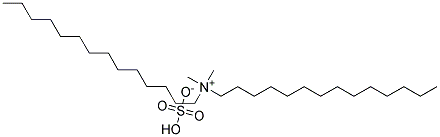 Ditetradecyl dimethyl ammonium sulfate Struktur