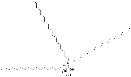 Trioctadecyl methyl ammonium nitrate Struktur