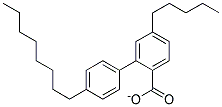 4-Octaneylphenyl-4'-Pentylbenzoate Struktur