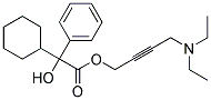 A-Phenyl-Cyclohexaneglycolic Acid-4-(Diethylamino)-2-Butynylester Struktur