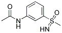 S-METHYL-S-(3-ACETAMIDOPHENYL) SULFOXIMINE Struktur